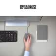 罗技（Logitech）M111 有线轻音鼠标 即插即用 灰色