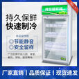 启盟商厨冷藏保鲜幼儿园食品留样柜带锁餐厅食堂家用小冰箱商用展示留样柜 42*45*85cm直冷双锁+温度显示
