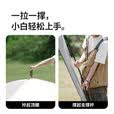 Naturehike挪客云界自立速开天幕帐篷秋冬户外露营防风防雨穹顶遮阳棚 钛黑胶速开天幕【大号】