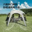 Naturehike挪客六角云界自立速开穹顶天幕帐篷钛黑胶户外露营遮阳棚六角
