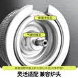 北山狼卡式炉转接头延长管户外气罐加长管气罐转接头炉具卡式炉配件 1M不锈钢连接气管