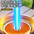 探险者（TAN XIAN ZHE）分体式卡式炉户外炉具红外线猛火炉露营便携防爆卡磁炉野餐炊具 黑色直喷红外线炉+2气