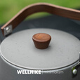 WELLHIKE户外轻野茶壶钛灰色烧水茶具露营便携泡茶煮茶套装煮水壶 轻野茶壶-钛灰1.1L