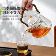 雅集茶具新款蒸煮二用锤纹飞天提梁壶1100ml烧水壶家用办公泡茶壶