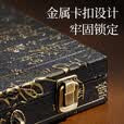 得力（deli）中国象棋实木高档套装成人折叠棋盘学生儿童大号棋子木质相棋  【红花梨中国象棋】精美礼盒装