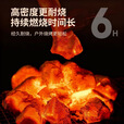 尚烤佳（Suncojia）果木炭 烧烤碳 烧烤木炭 进口无烟咖啡木炭 取暖木炭 燃料 10斤