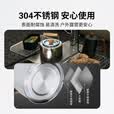 KingCamp户外烧水壶304不锈钢超轻炉具便携煮茶壶咖啡露营装备卡式炉可用 竹柄烧水壶-1.2L大容量
