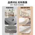 瑶颖凳子滑轮凳矮凳万向轮小凳子软包靠背换鞋凳子沙发凳圆凳YD13米色
