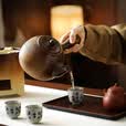 博为（BW）围炉煮茶壶陶瓷侧把烤奶罐室内户外煮茶器可明火吉祥壶配双环碳炉