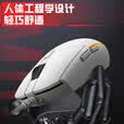 IMPERION有线游戏鼠标M102 轻量化人体工学电竞办公游戏对称鼠标混光灯效电脑笔记本通用无畏契约三角洲 黑色