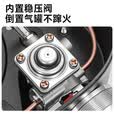 JEEP卡式炉户外露营便携炉新款煮茶炉燃气分体式炉野营炊具装备 【10KW】九星便携炉曜石黑