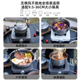布比克（BUERK）新型便携分体卡式炉稳压猛火灶户外炉具煮茶燃气炉双核钛色8kw