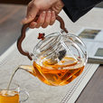 茗光茶壶玻璃泡茶壶茶水分离煮茶壶高硼硅玻璃烧水壶家用办公茶具
