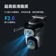 威视达康4g监控器360度无死角带夜视全景监控无线双摄像头无需连wifi网络手机远程农村家用室外插卡需充值