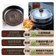 布比克（BUERK）厚载PLUS版三层钢卡式炉户外锅具套装露营烧水壶炒炊具四件套T22