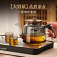 泥也泡茶壶玻璃煮茶壶大容量高硼硅玻璃壶可加热烧水壶蒸煮养生