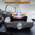 布比克（BUERK）新型便携分体卡式炉稳压猛火灶户外炉具煮茶燃气炉双核钛色8kw