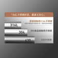 苏泊尔（SUPOR）鸣笛加厚316L不锈钢烧水壶明火燃气灶煤气电磁炉 家用老式热水壶 316L不锈钢水壶 2.5L