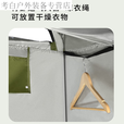骆穂豆洗澡帐篷 户外折叠淋浴更衣厕所帐篷 便携遮雨露营速开钓鱼帐 【