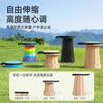 八海鸟伸缩折叠凳子便携式户外高凳地铁座椅神器家用椅子排队马扎创意