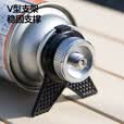 北山狼  户外气罐转接头燃气炉液化扁转换头卡式炉头配件对充连接阀门 分体炉（明火款）转接头/带支架