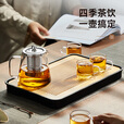 茗光茶壶玻璃泡茶壶茶水分离煮茶壶高硼硅玻璃烧水壶茶具
