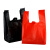 斯威诺 N-3716 红色加厚背心塑料袋垃圾袋 水产袋手提马甲胶袋海鲜打包袋 宽26*43（1千克约50个）