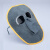 谋福（CNMF）牛皮电焊防护面罩焊工帽氩弧焊切割焊接防护帽(电焊面罩牛皮+灰+黑色眼镜+绑带 )