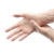 谋福CNMF 一次性PVC手套 食品加工检查手套 餐饮手套 餐饮美容手套 100只/盒 透明有弹性 中号 603