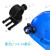 头灯支架 安全帽夹子头盔电筒侧灯夹子手电卡扣韩式消防头盔 J型a18-23.5毫米
