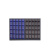 重型零件柜抽屉式螺丝柜刀具收纳架样品柜模具柜配件整理柜工具柜 100抽（蓝色/透明）带门（小号） 轻型款 0.8mm