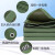 艾科堡 加厚防雨帆布篷布货车用防晒雨布军绿色户外PVC遮雨布650克每平米 2米宽2米长