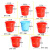 康丽雅 K-2285 塑料清洁提水桶 物业清洁多功能水桶储水桶清洁桶 无盖7L