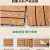 同聚发户外拼接木地板批发室外环保型塑木复合地板 防腐生态diy木塑地板 直纹灰色30*30cm一片