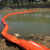 PVC围油栏固体浮子式围油栏水面围油吸油拦污带拦截围堵厂家直销 桔红色PVC-600