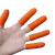 加厚防滑耐磨橡胶手指套护指防护一次性点钞翻纸纹绣乳胶手指头套 白色防滑小中（100个混装）