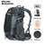 埃尔蒙特40L登山包徒步旅行背包男士大容量双肩包户外轻便旅行包 黑色40L透气背负支架 送防雨罩