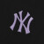 MLB 官方 男女情侣夏季复古短袖T恤 3ATSEC323 （尺码偏大） 纽约洋基队/黑色50BKS M