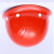 欧杜（oudu）  玻璃钢材质头盔式安全帽 白、红、蓝三色 10顶起发 红色