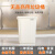 YYN商用无盖大容量厨房卫生桶超大方形加大20L 10L蓝色长方形桶