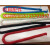 检具弹簧绳线绳软标准件PC伸缩钢丝绳钢丝软绳彩色通止规挂绳 红色500mm