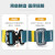 哥尔姆 三点式安全带 半身安全带 新国标 空调 工地 高空作业 安全绳套装GM3722 子母扣款 单大钩5米