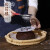 卡莱恩（KALAIEN）欧包筛粉模具 法式面包图案咖啡烘焙工具吐司慕斯饼干镂空印花模 款式六