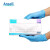 安思尔（Ansell）447X一次性丁腈橡胶手套 无粉加厚乳胶餐饮检查防护  蓝色 XL 现货 