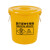废物垃圾桶大号黄色诊所用生活垃圾废弃物损伤性圆形特大圆 50K圆形桶有盖(小字)