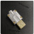 适用于手机插头配件type c外壳USB金属外壳数据线充电线键盘线DIY USB银色外壳+四芯插头套件