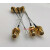 (定制）SMA-KYB1铜管射频同轴测试线 SMA母单头SFT50-1半钢RF高频测试线 0.4m