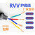 定制国标RVV护套线234芯0.50.75监控1平方1.5电源线2.5监控电线定制 国标RVV2*0.5100米 400W