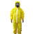 sf6防化服带帽连体耐酸碱3.4.5.6.型防护服EN1149 黄色 M