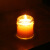 海斯迪克 应急防灾蜡烛 户外野营蜡烛 停电断电阻风蜡烛 黑色铁罐款 1个 HKL-1125